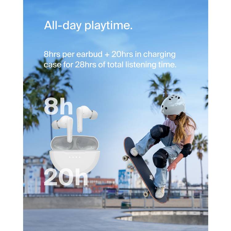 Belkin Soundform Nano Kids wireless headphones white, imported from the UK
