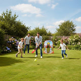 Hy-Pro pop-up cricket stump set with bat and ball, imported from the UK
