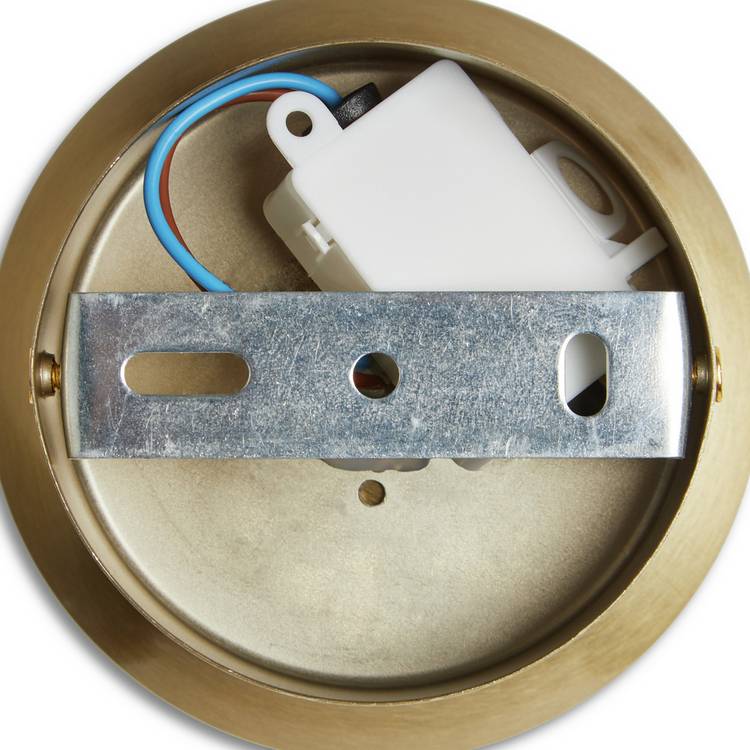 Habitat opal glass brass flush ceiling light (British brand)