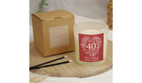 Argos Personalised Message 40th Anniversary Candle - Vanilla (7cm)- Buy online at McGrocer