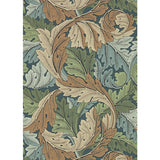 Morris & Co Acanthus Leaves blue floral wallpaper British brand