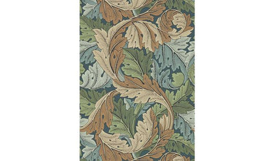 Argos Morris & Co. Acanthus Leaves Blue Floral Wallpaper W52cm x L10.05m- Buy online at McGrocer