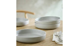 Argos Habitat 4 Piece Stoneware Blates - Matte Grey- Buy online at McGrocer