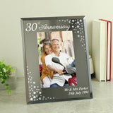 Personalised anniversary photo frame 6x4, UK version