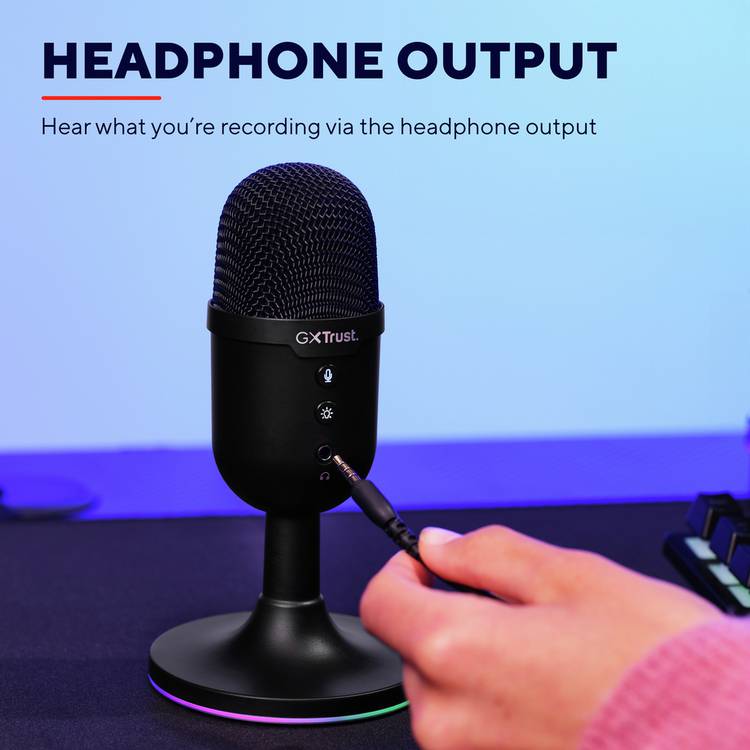 GXTrust Yunix USB gaming microphone black, UK version