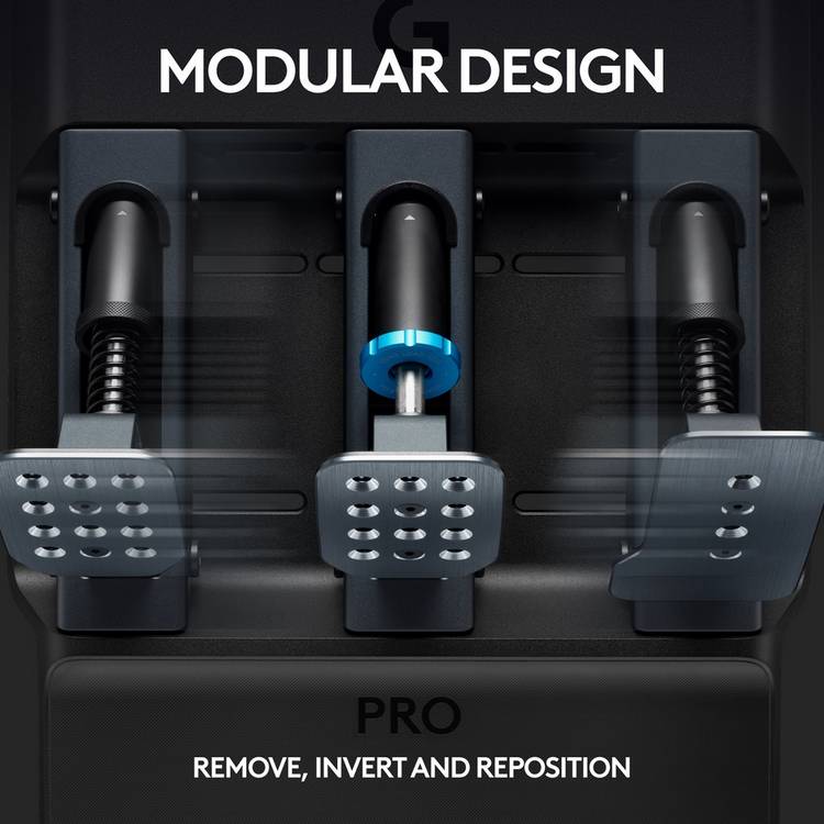 Logitech G PRO Racing Pedals sim racing pedals, UK version
