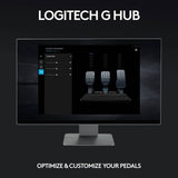 Logitech G PRO Racing Pedals sim racing pedals, UK version