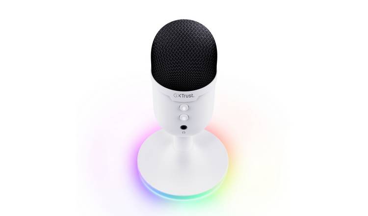 GXTrust Yunix white gaming microphone (British brand)