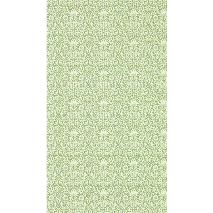 Morris & Co Borage Leaf Green Floral Wallpaper roll, UK version