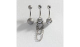 Argos Revere Surgical Steel Belly Bars - Set of 3- Buy online at McGrocer