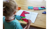 MAGNA-TILES Clear Colours 32 piece magnetic tile set - British product