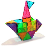 MAGNA-TILES Clear Colours 32 piece magnetic tile set - British product