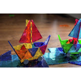 MAGNA-TILES Clear Colours 32 piece magnetic tile set - British product