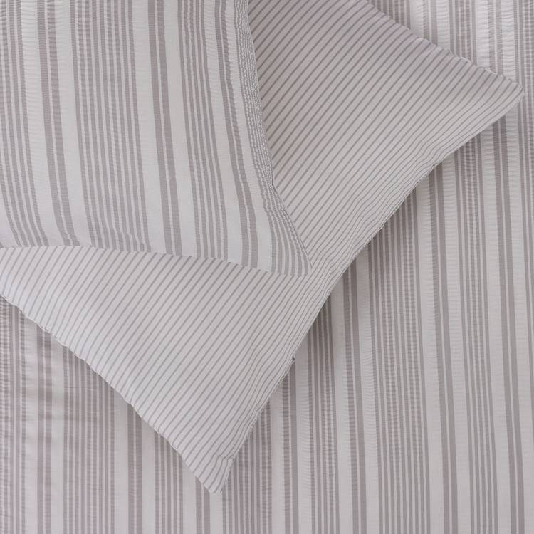 Argos Home seersucker bedding set single grey, imported from the UK