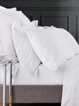 Next Bedeck of Belfast White 1000 Thread Count Cotton Sateen Housewife Pillowcase- Buy online at McGrocer