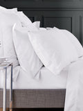 Bedeck Of Belfast white 1000 thread count pillowcase, imported from the UK