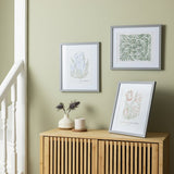 Habitat grey wooden picture frame set 3 pack - British product