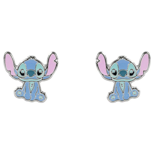 Disney Stitch enamel stud earrings, UK version