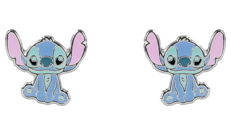 Disney Stitch enamel stud earrings, UK version