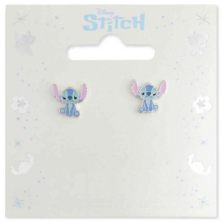 Disney Stitch enamel stud earrings, UK version