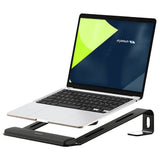 Styletech LR05 laptop stand black aluminium, imported from the UK