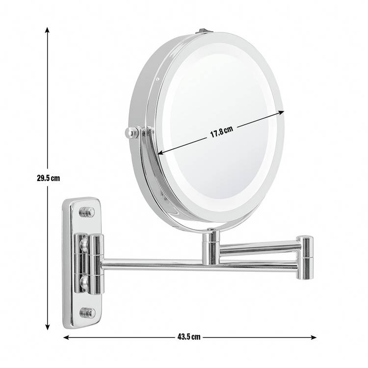Argos Home Randolph LED shaver mirror, imported from the UK