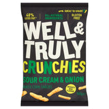 Well & Truly Crunchy Sour Cream & Onion Sticks   100g GOODS M&S