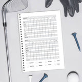 Golf log book A5 40 pages personalised (British brand)