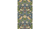 Morris & Co Strawberry Thief blue floral wallpaper (British brand)