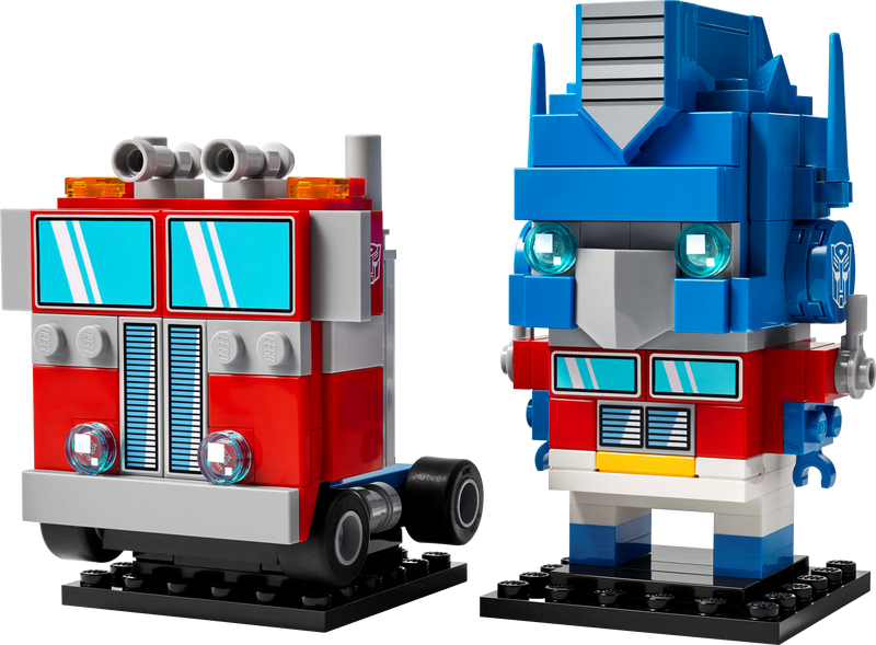 LEGO BrickHeadz Optimus Prime Robot & Vehicle 237 pieces, imported from the UK
