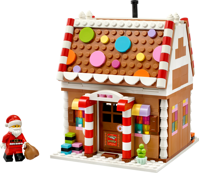 LEGO Festive Gingerbread House building set 498 pieces, UK version