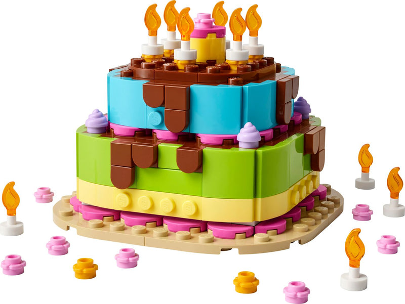 LEGO Birthday Cake Building Set 219 Pieces - British product