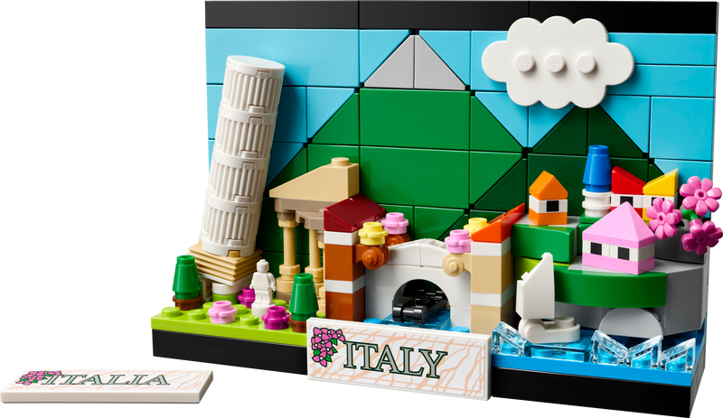 LEGO Italy Postcard Model Construction Kit 189 Pieces, UK version