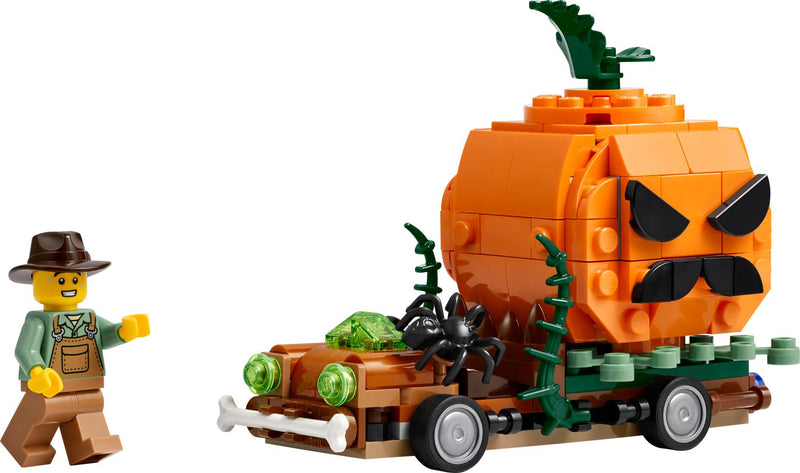 LEGO Building Toy Jack-O'-Lantern Pickup Truck 177 Pieces, imported from the UK