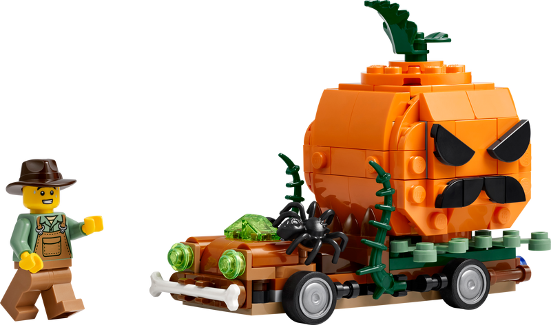 LEGO Building Toy Jack-O'-Lantern Pickup Truck 177 Pieces, imported from the UK