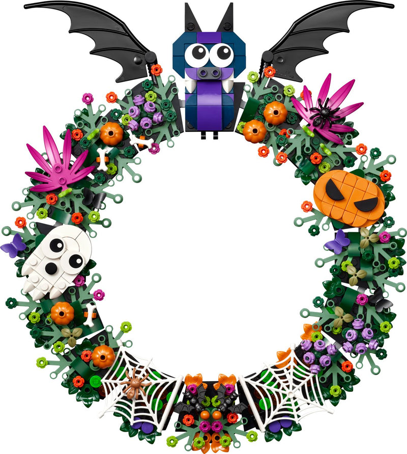LEGO Halloween Wreath Building Set 617 Pieces, UK version