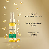 Pantene Pro-V Smooth Sleek Argan Infused Hair Oil 100ml, imported from the UK
