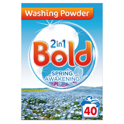 Bold washing powder 2.47kg, 38 washes (British brand)