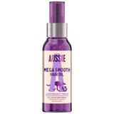 ASDA Aussie Mega Smooth Hair Oil Vegan Hair Repair Treatment for Dry Damaged Hair 100ml- Buy online at McGrocer