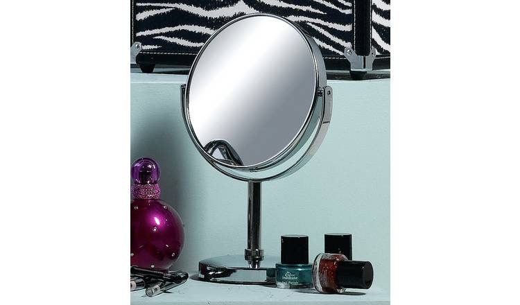 Danielle Creations chrome double-sided beauty mirror - British product