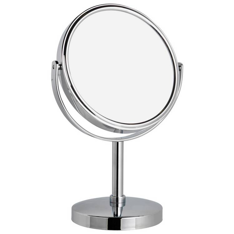 Danielle Creations chrome double-sided beauty mirror - British product