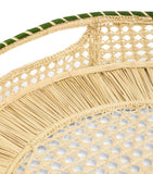 La DoubleJ raffia tray 36.5cm, UK version