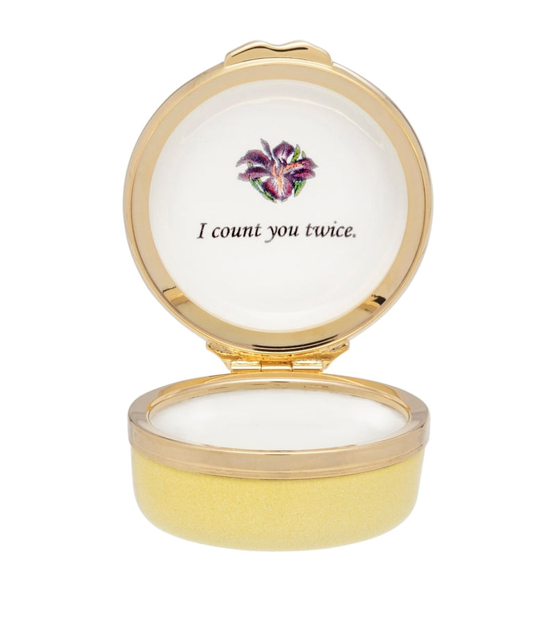 Halcyon Days enamel When I Count My Blessings box (British brand)