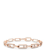 Harrods Messika Move Link Rose Gold and Diamond Multi Bracelet (0.82ct)- Buy online at McGrocer
