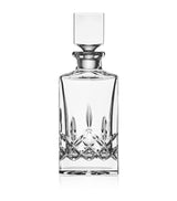 Harrods Square Crystal Decanter with Gothic Design 720ml- Buy online at McGrocer