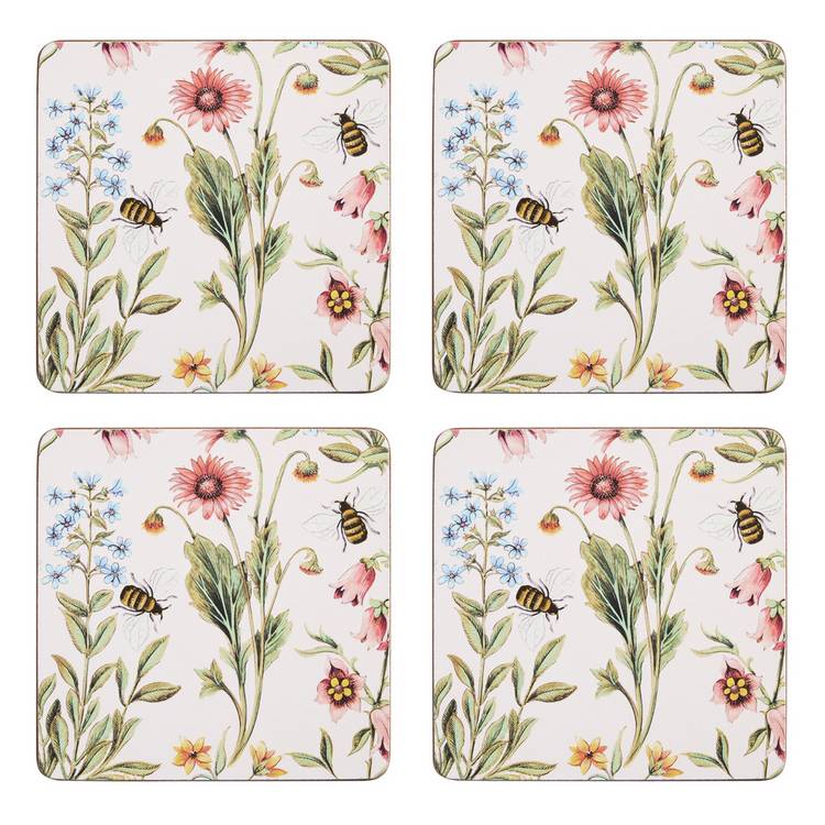 Argos Home bee floral placemats and coasters set, imported from the UK