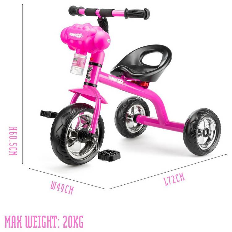 Xootz Bubble Go Trike Pink, UK version