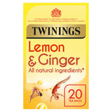 Twinings Lemon & Ginger Tea, 20 Tea Bags GOODS Sainsburys