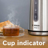Bosch DesignLine stainless steel kettle 1.7 litre, UK version