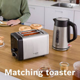 Bosch DesignLine stainless steel kettle 1.7 litre, UK version
